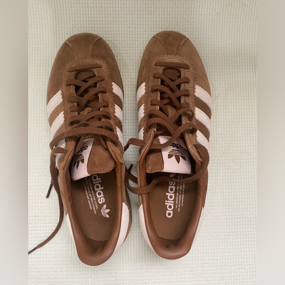 Adidas BRMD Woman Sneaker - Suede Brown with pastel pink Size 8